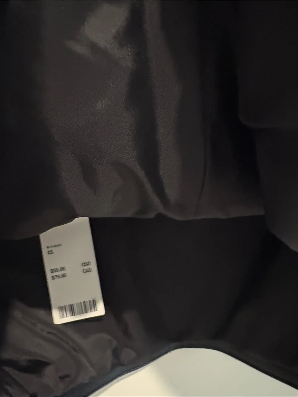 Urban Outfitters Black Faux-Leather Mini Skirt